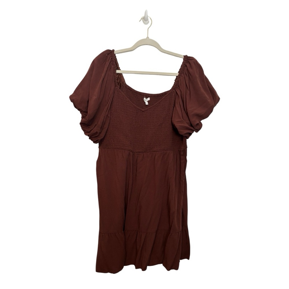 Maurices Textured Brown Knit Dress